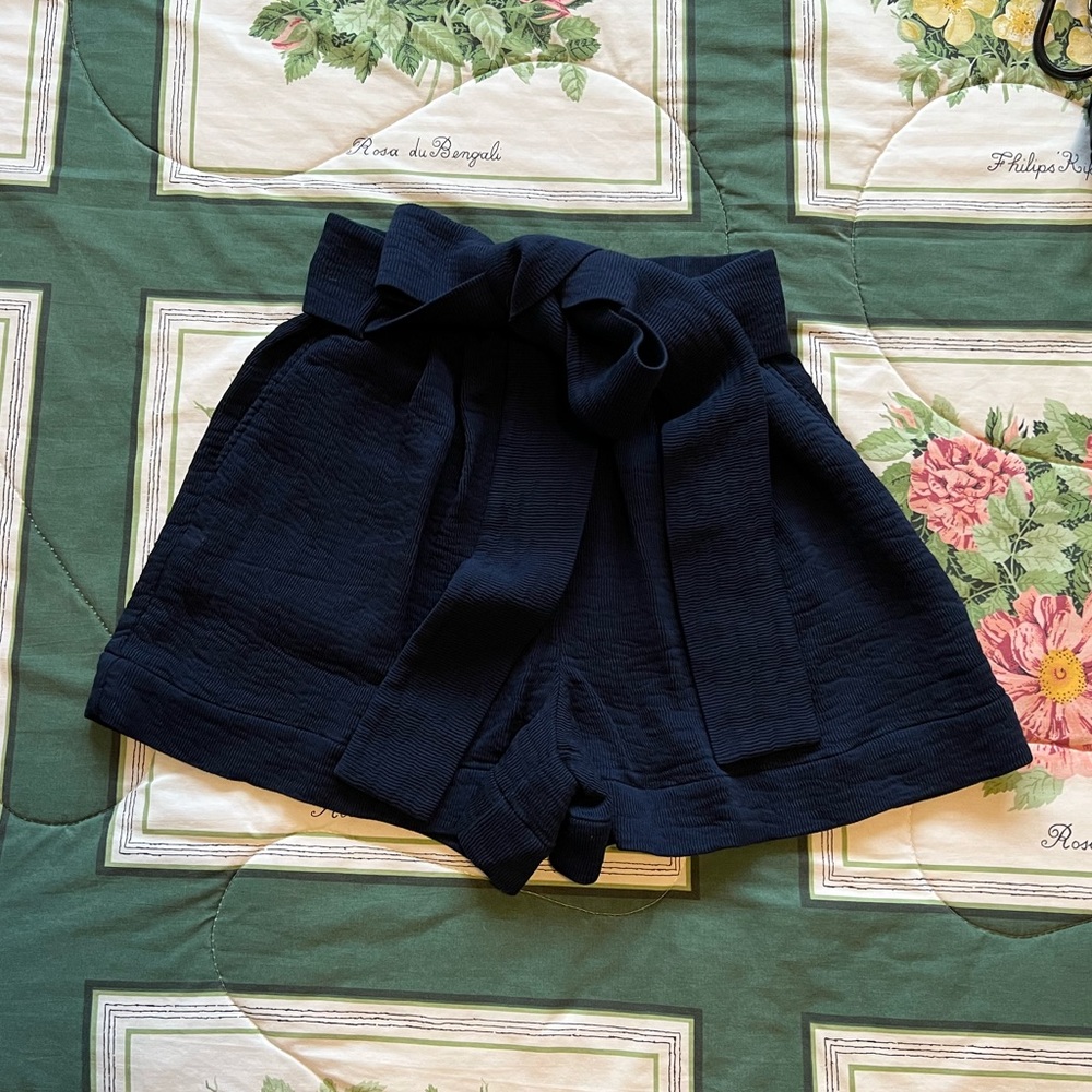 STAUD Navy Women's Shorts